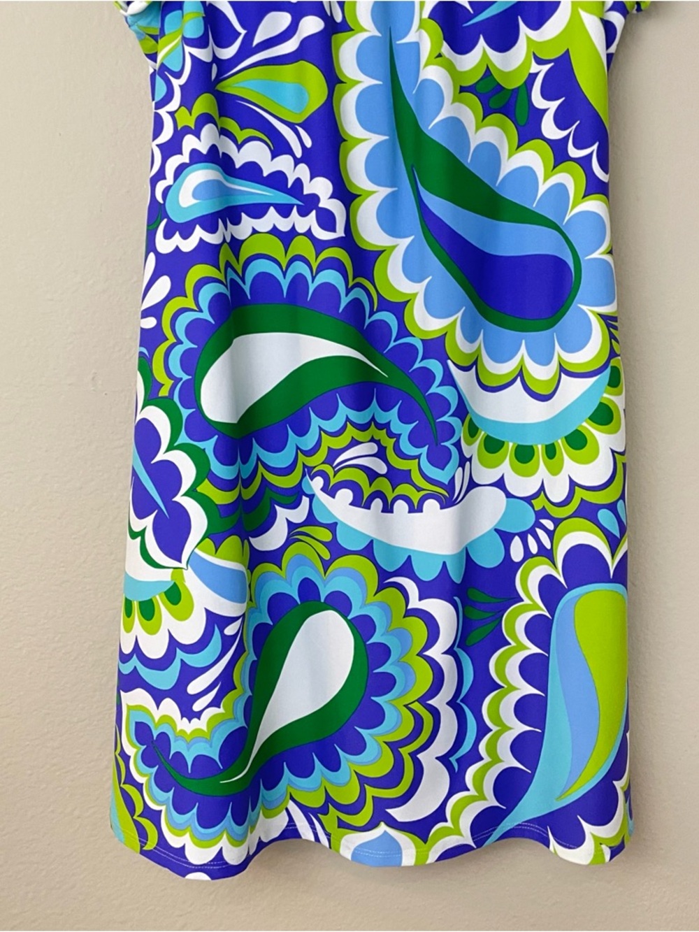 JUDE CONNALLY SHARI DRESS MOD PAISLEY IRIS Size Small - Picture 5 of 9